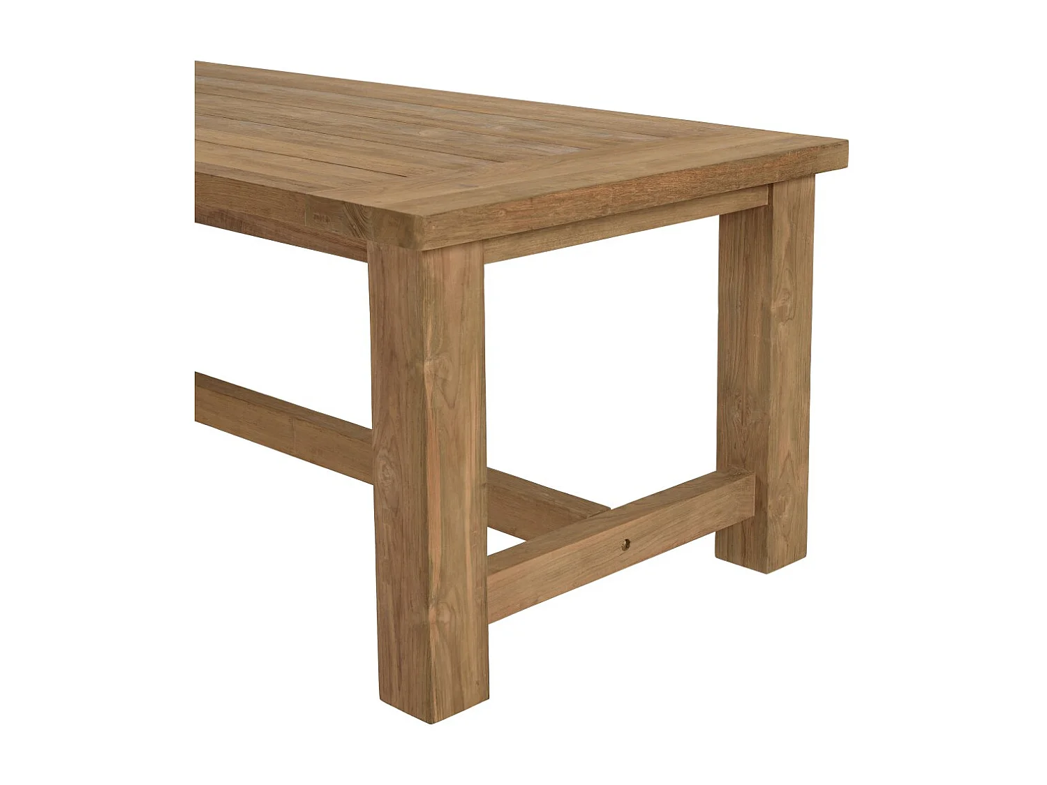 VALERIA - Ensemble de jardin bois de teck recyclé rotin 6/8 pers.