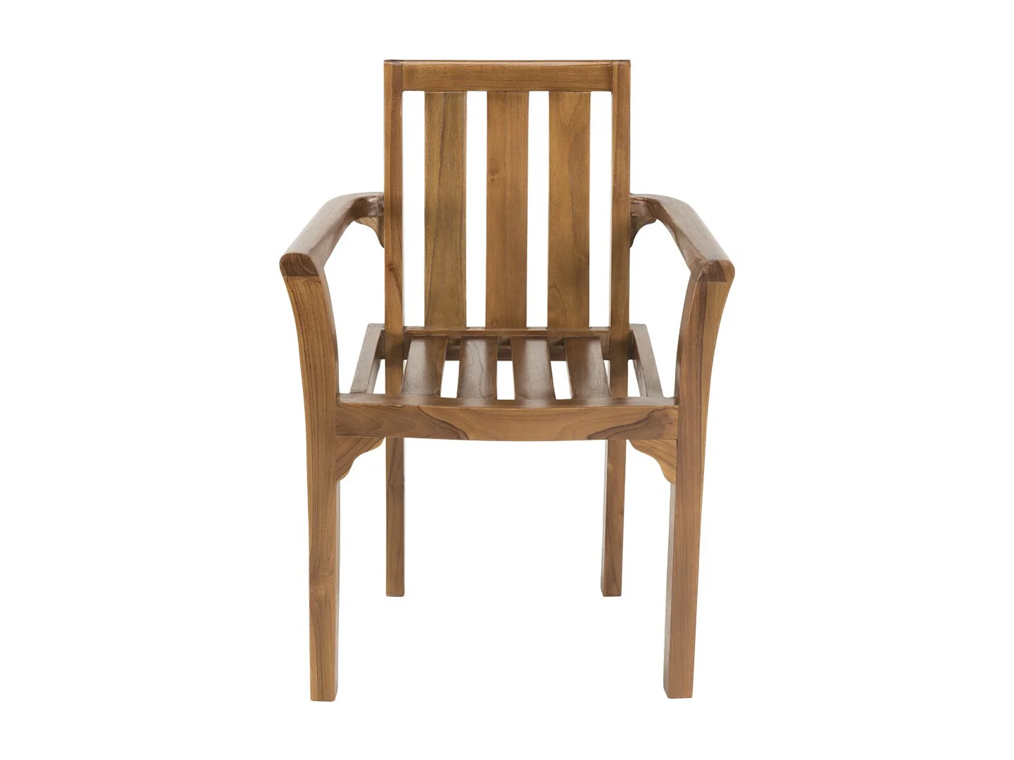 MAEVA - Salon de jardin en bois de teck huilé 8/10 personnes