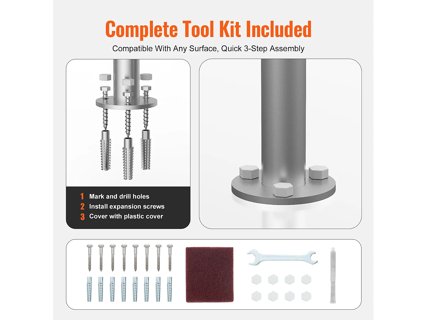 Rampe de Piscine SucceBuy 91.44 x 33.02 cm en Aluminium pour Intérieur/Extérieur
