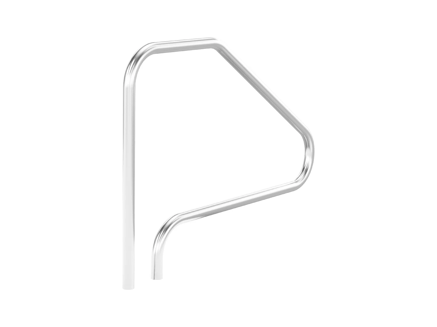 Rampe de Piscine SucceBuy 116.84 x 93.98 cm en Acier Inoxydable Préfabriquée pour Intérieur/Extérieur