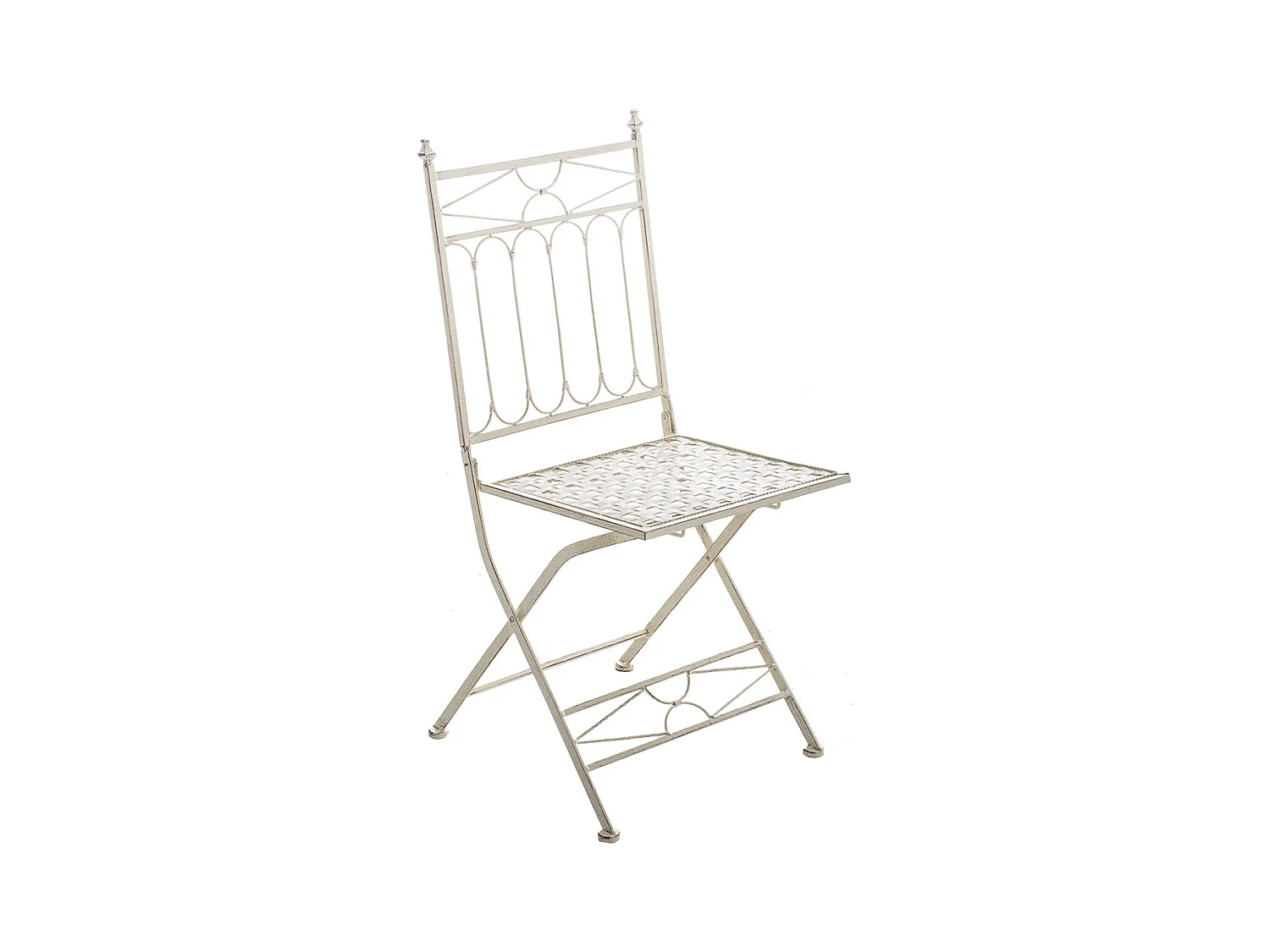 Lot de 2 chaises crème 42 x 40 x 94 cm 10_0003128