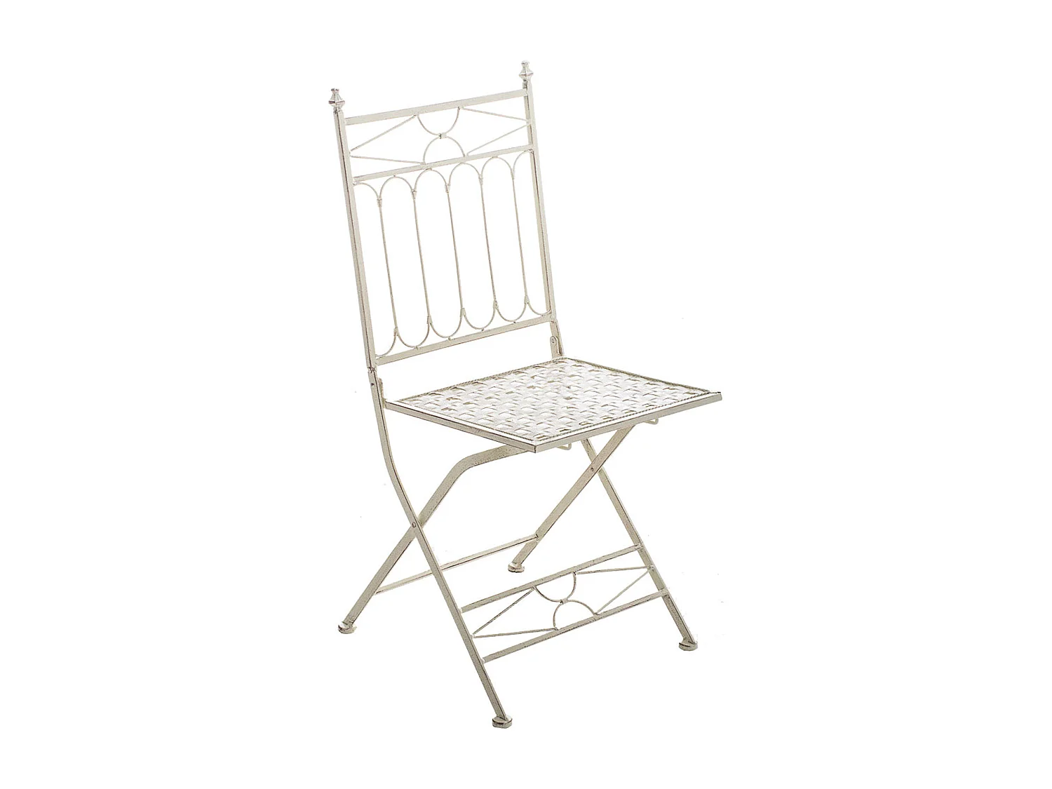 Lot de 2 chaises crème 42 x 40 x 94 cm 10_0003128