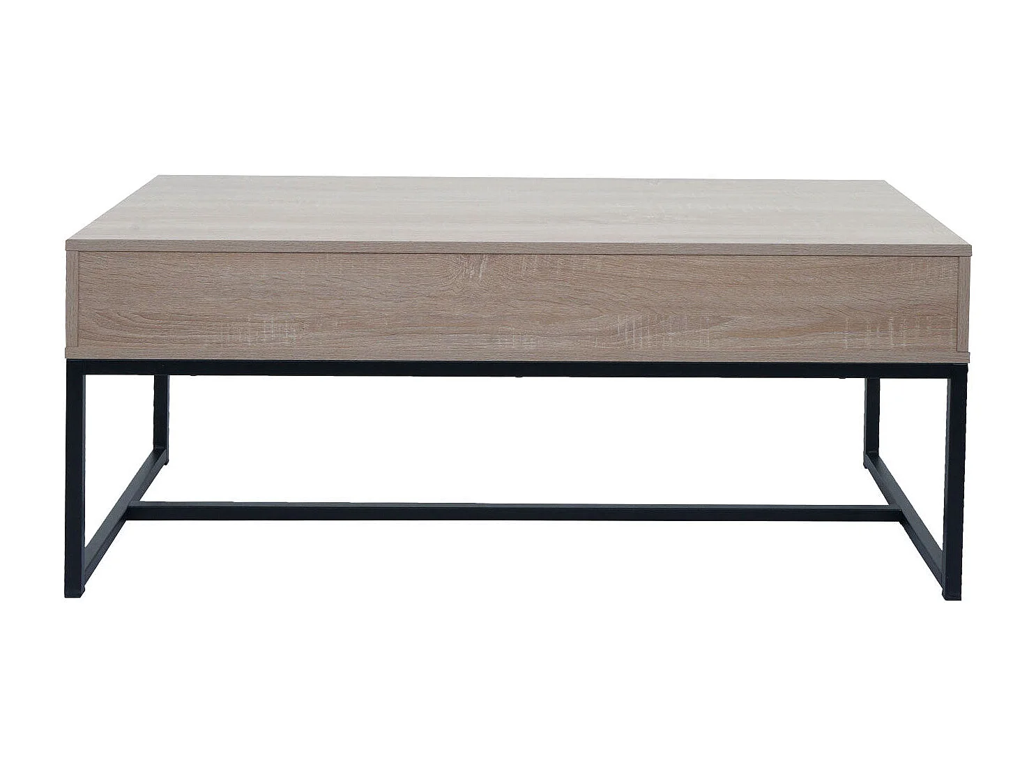 Table basse table d'appoint bois beige 62 x 11 x 119 cm 04_0008450