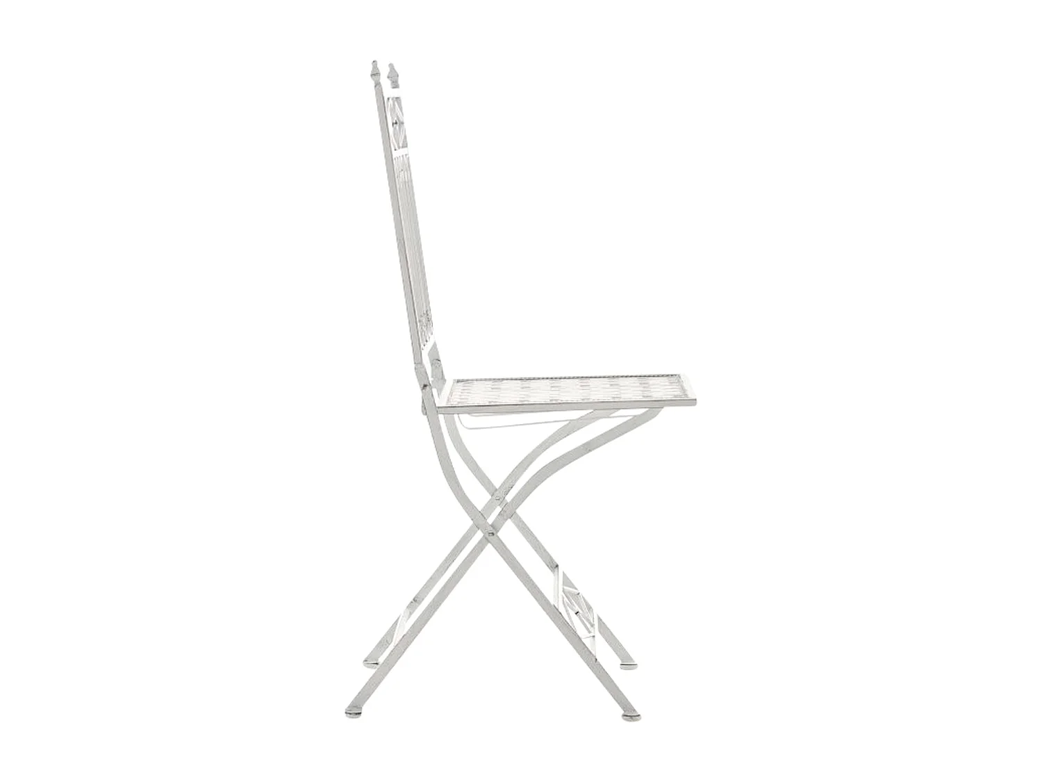 Lot de 2 chaises blanche 42 x 40 x 94 cm 10_0003126