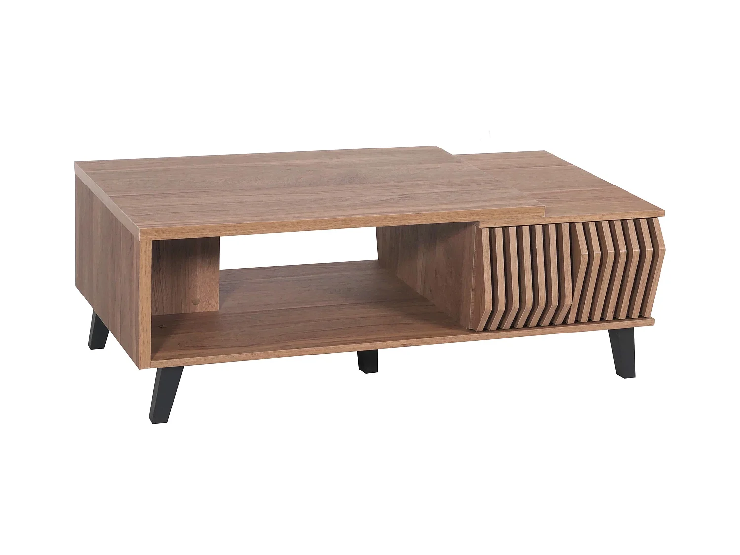 Table basse table d'appoint marron 120 x 65 x 44 cm 04_0008451
