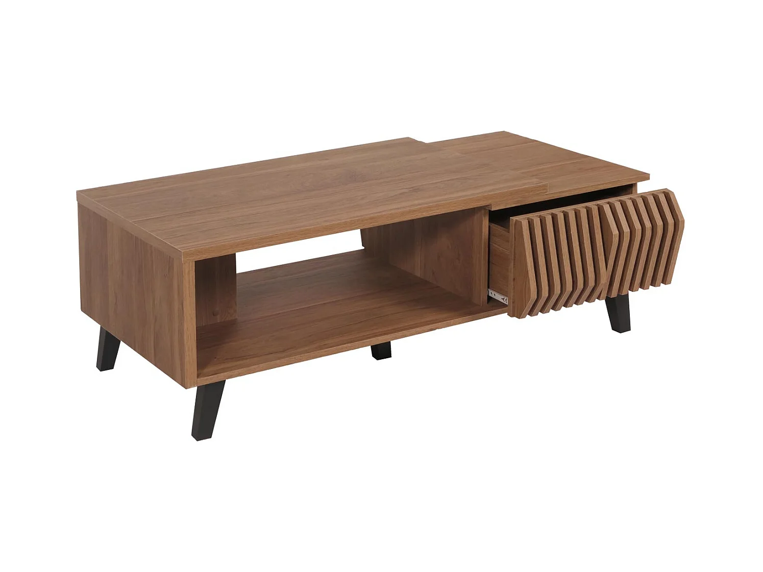 Table basse table d'appoint marron 120 x 65 x 44 cm 04_0008451
