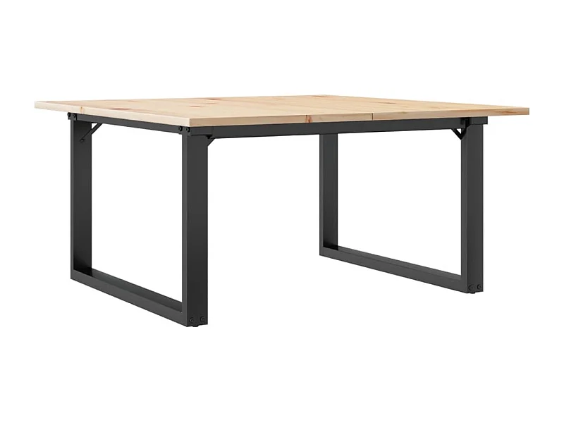 Table basse rectangulaire style marron 80 x 80 x 45 cm DEC036249