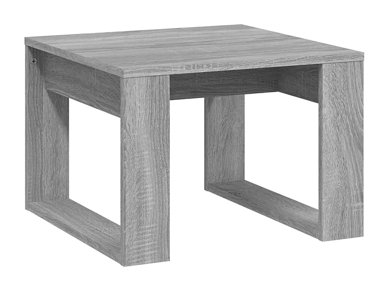 Table d'appoint table basse bois marron 50 x 50 x 35 cm DEC032536