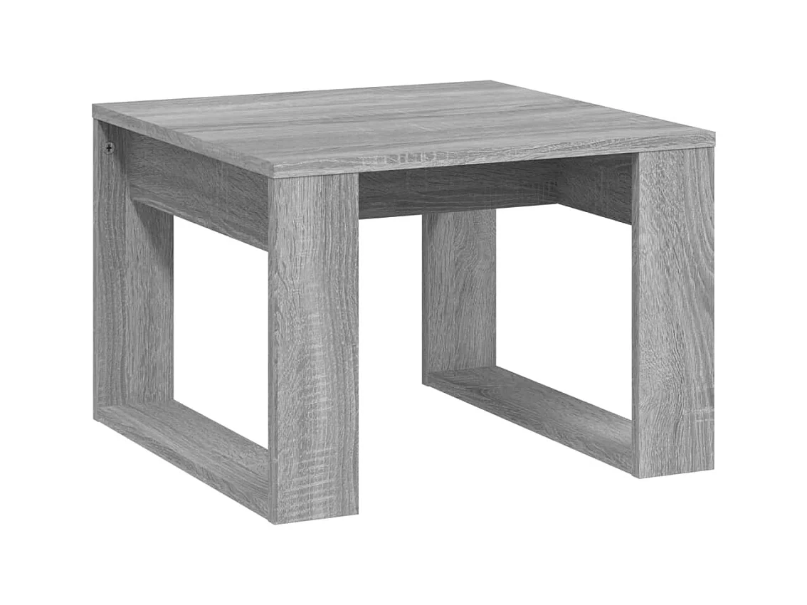 Table d'appoint table basse bois marron 50 x 50 x 35 cm DEC032536