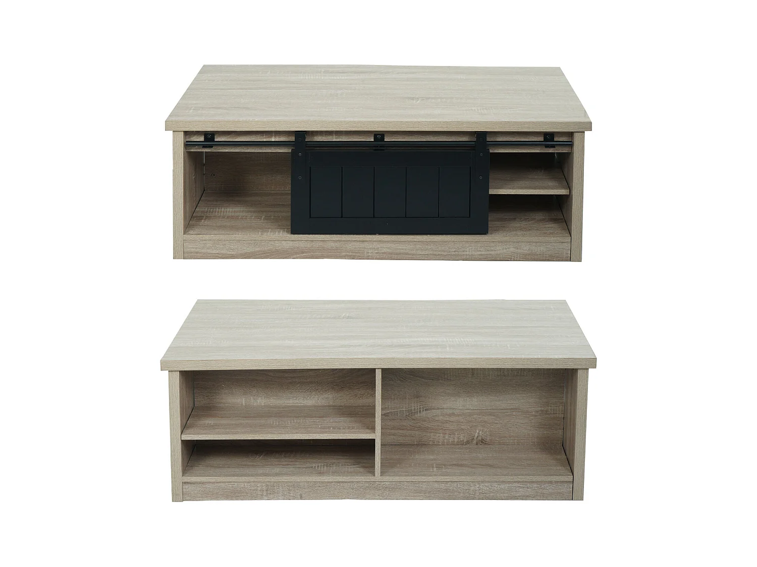 Table basse table d'appoint métal marron 120 x 60 x 44 cm 04_0008435