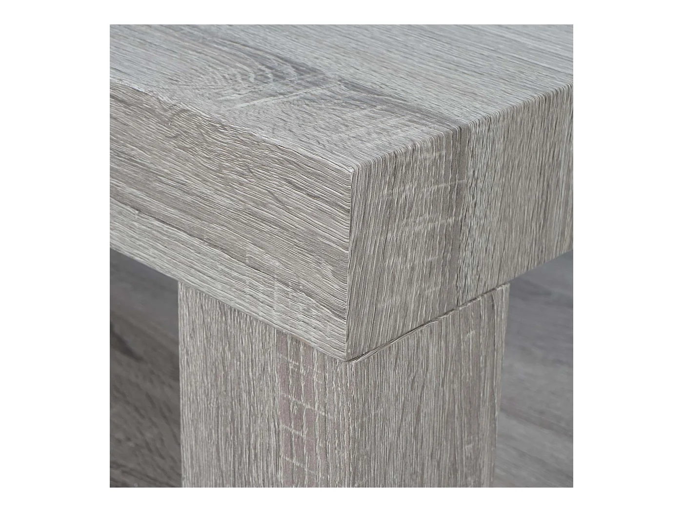 Table basse table de effet bois beige 110 x 60 x 40 cm 04_0008427