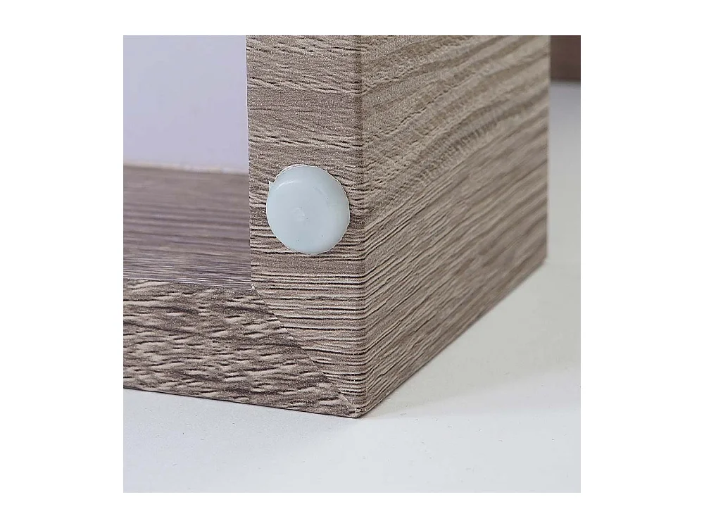 Table basse table de effet bois beige 110 x 60 x 40 cm 04_0008427