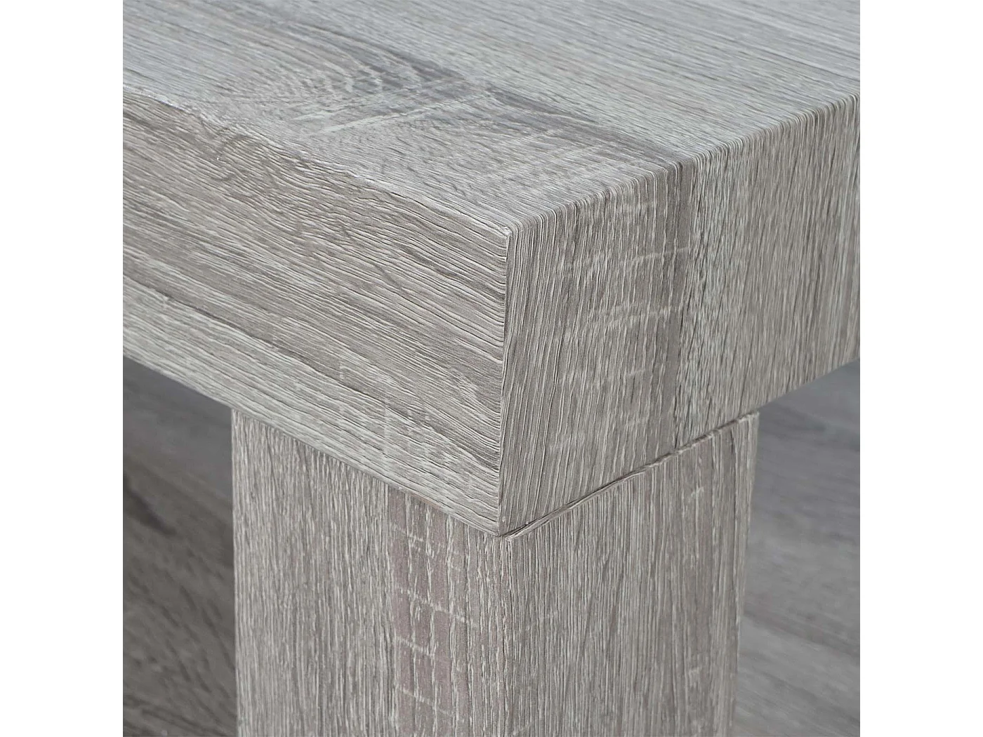 Table basse table de effet bois beige 110 x 60 x 40 cm 04_0008427