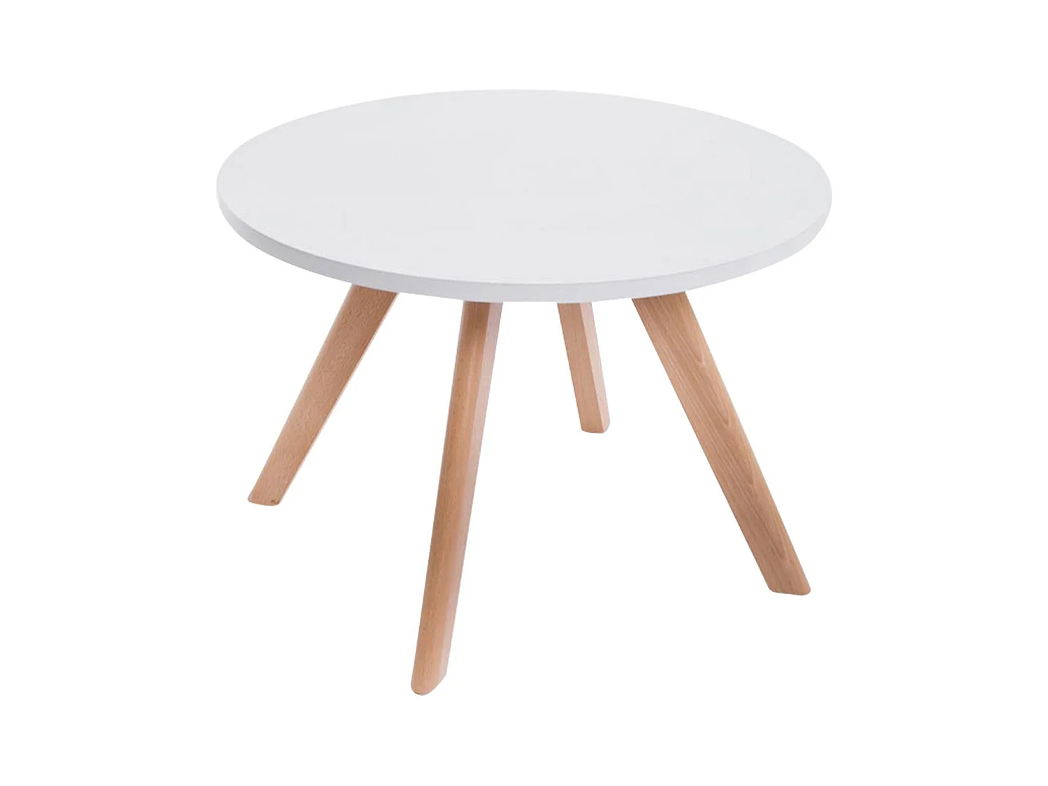 Table basse table d'appoint bois marron 60 x 60 x 45 cm TABA10005