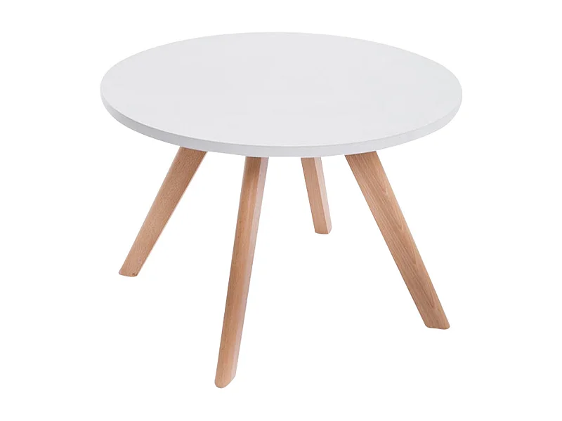 Table basse table d'appoint bois marron 60 x 60 x 45 cm TABA10005