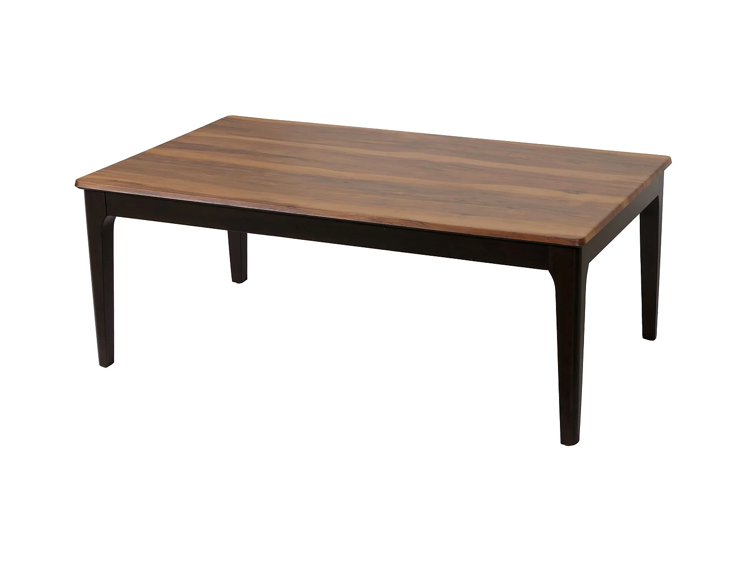 Table basse table d'appoint bois marron 77 x 11 x 128 cm 04_0008459