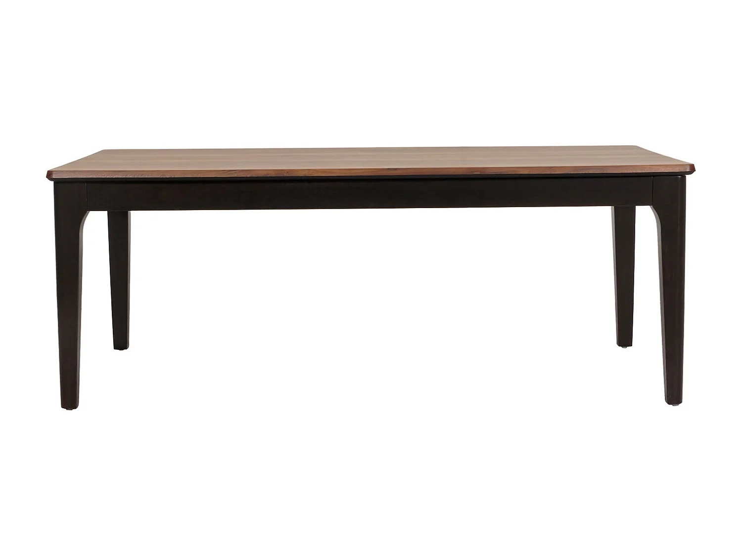 Table basse table d'appoint bois marron 77 x 11 x 128 cm 04_0008459