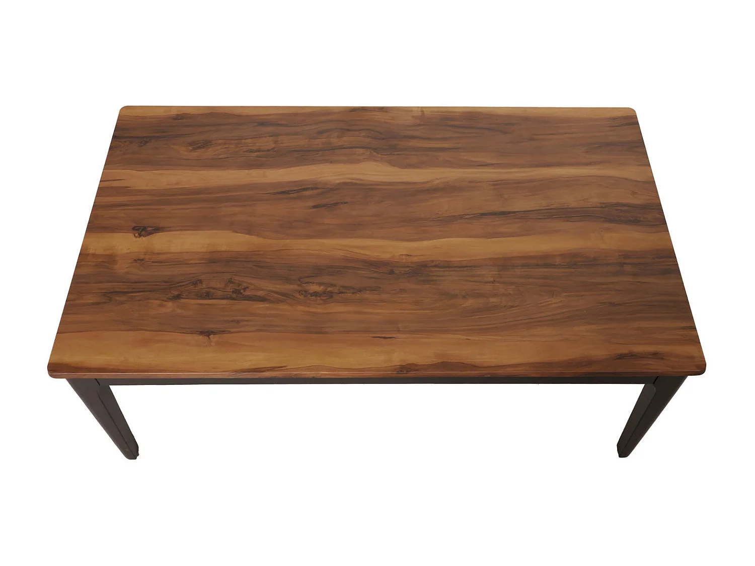 Table basse table d'appoint bois marron 77 x 11 x 128 cm 04_0008459