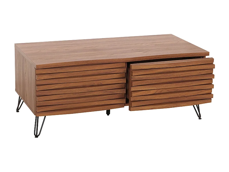 Table basse table de métal marron 110 x 55 x 46 cm 04_0008457