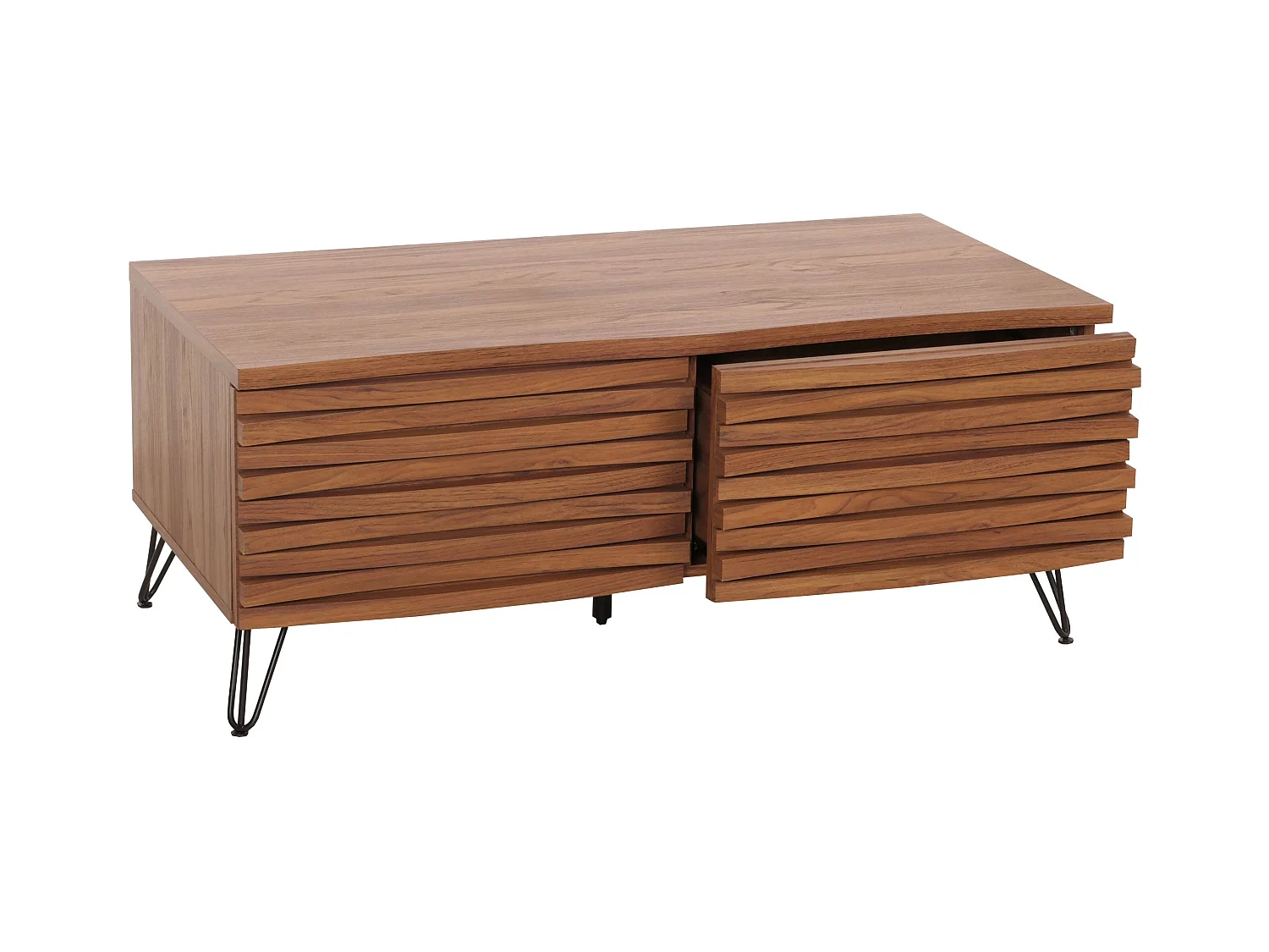 Table basse table de métal marron 110 x 55 x 46 cm 04_0008457