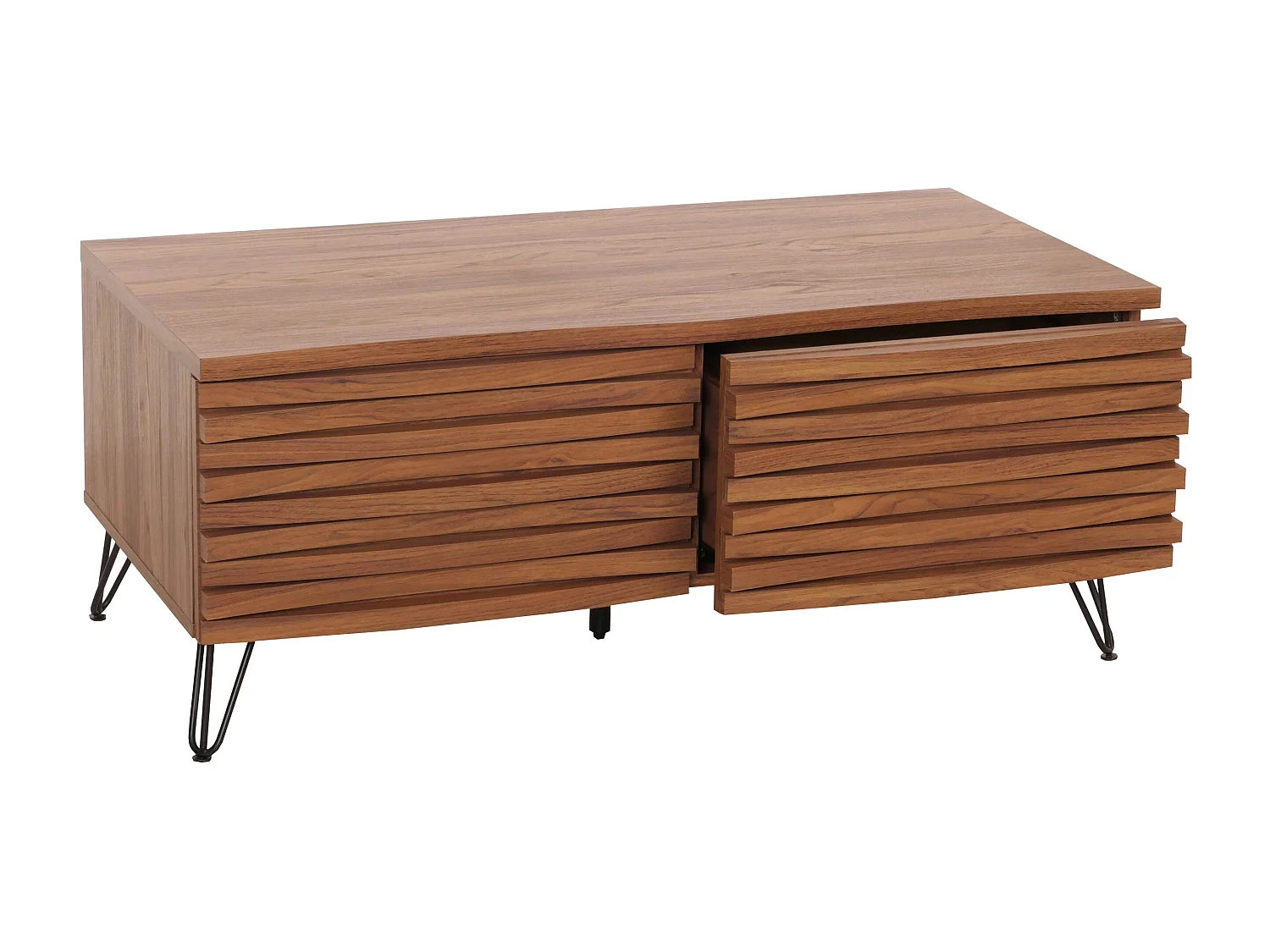 Table basse table de métal marron 110 x 55 x 46 cm 04_0008457