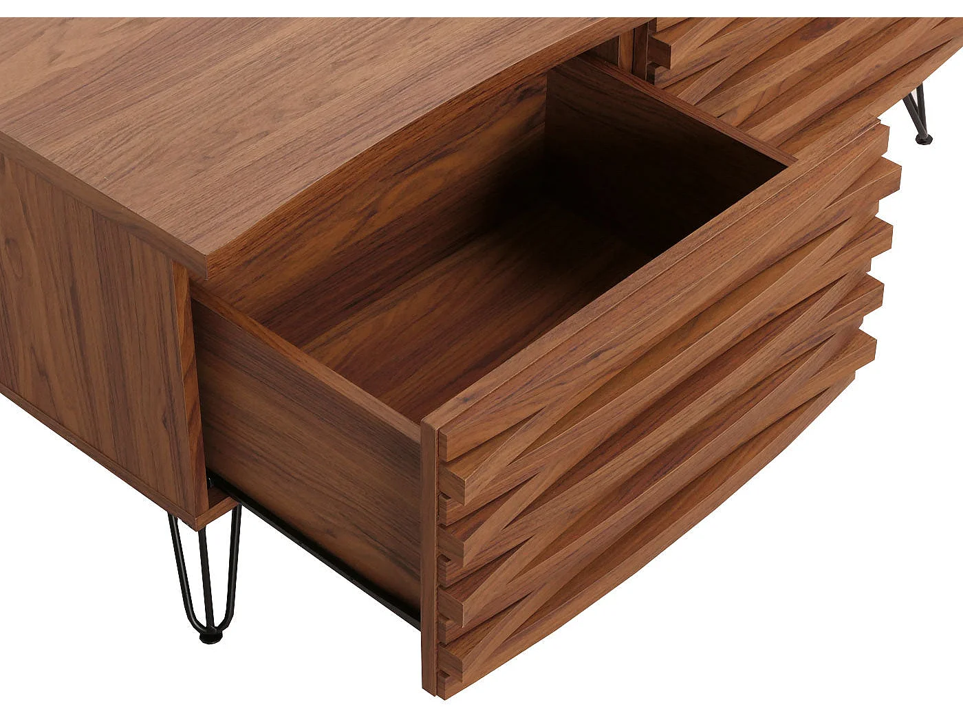 Table basse table de métal marron 110 x 55 x 46 cm 04_0008457