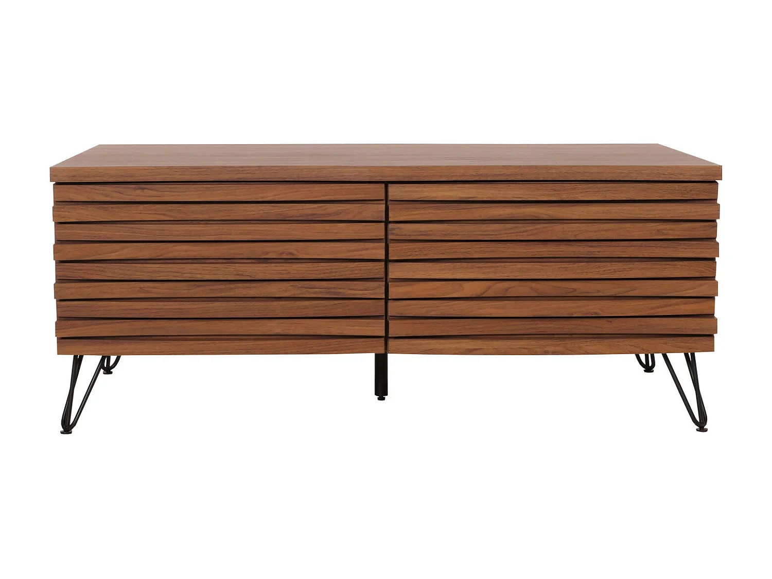 Table basse table de métal marron 110 x 55 x 46 cm 04_0008457