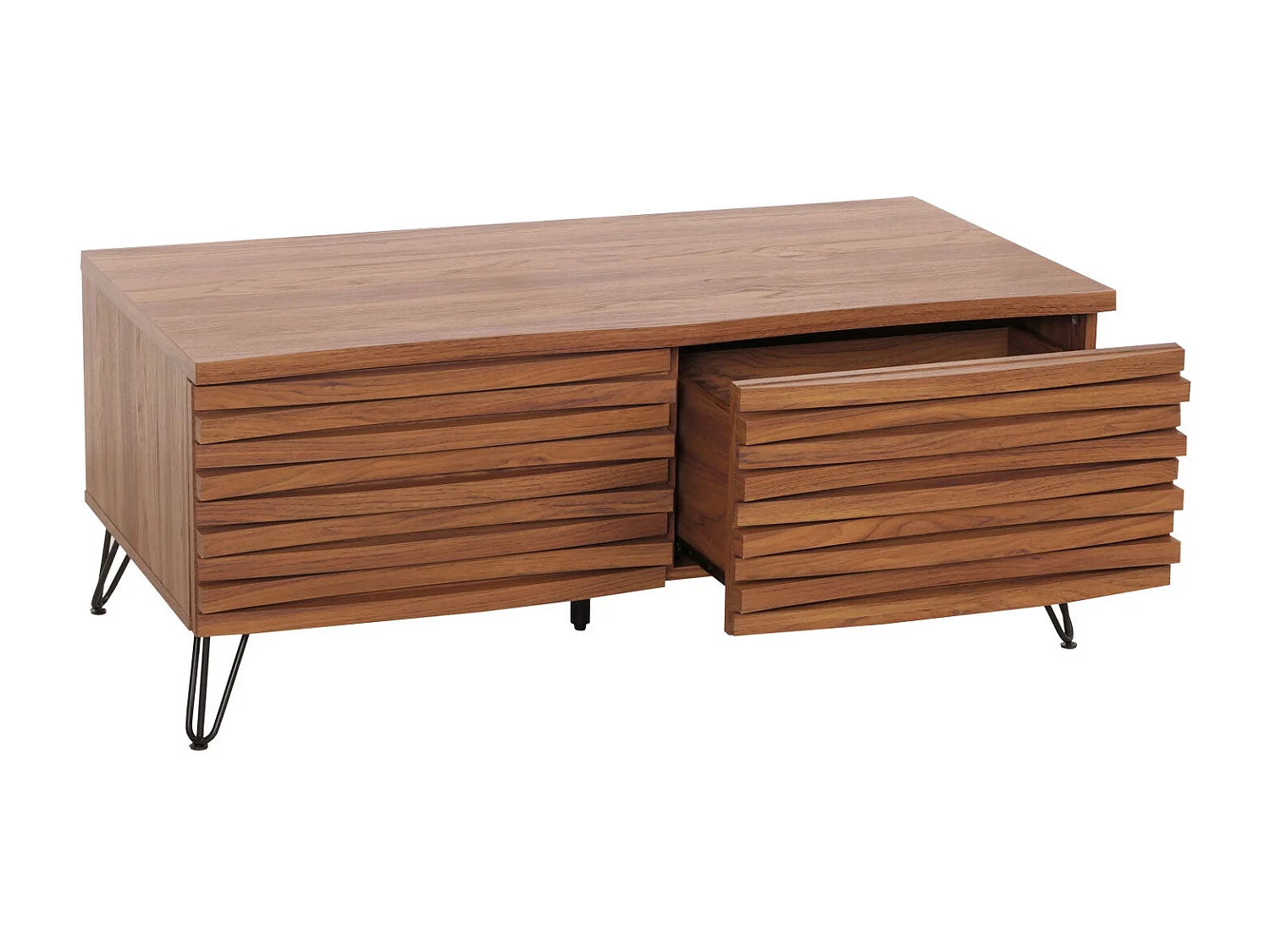 Table basse table de métal marron 110 x 55 x 46 cm 04_0008457