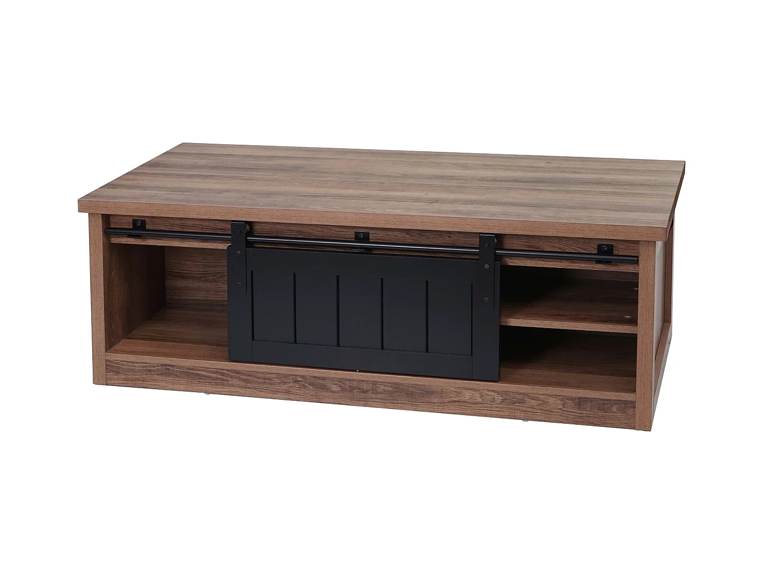 Table basse table d'appoint effet bois marron 120 x 60 x 44 cm 04_0008436