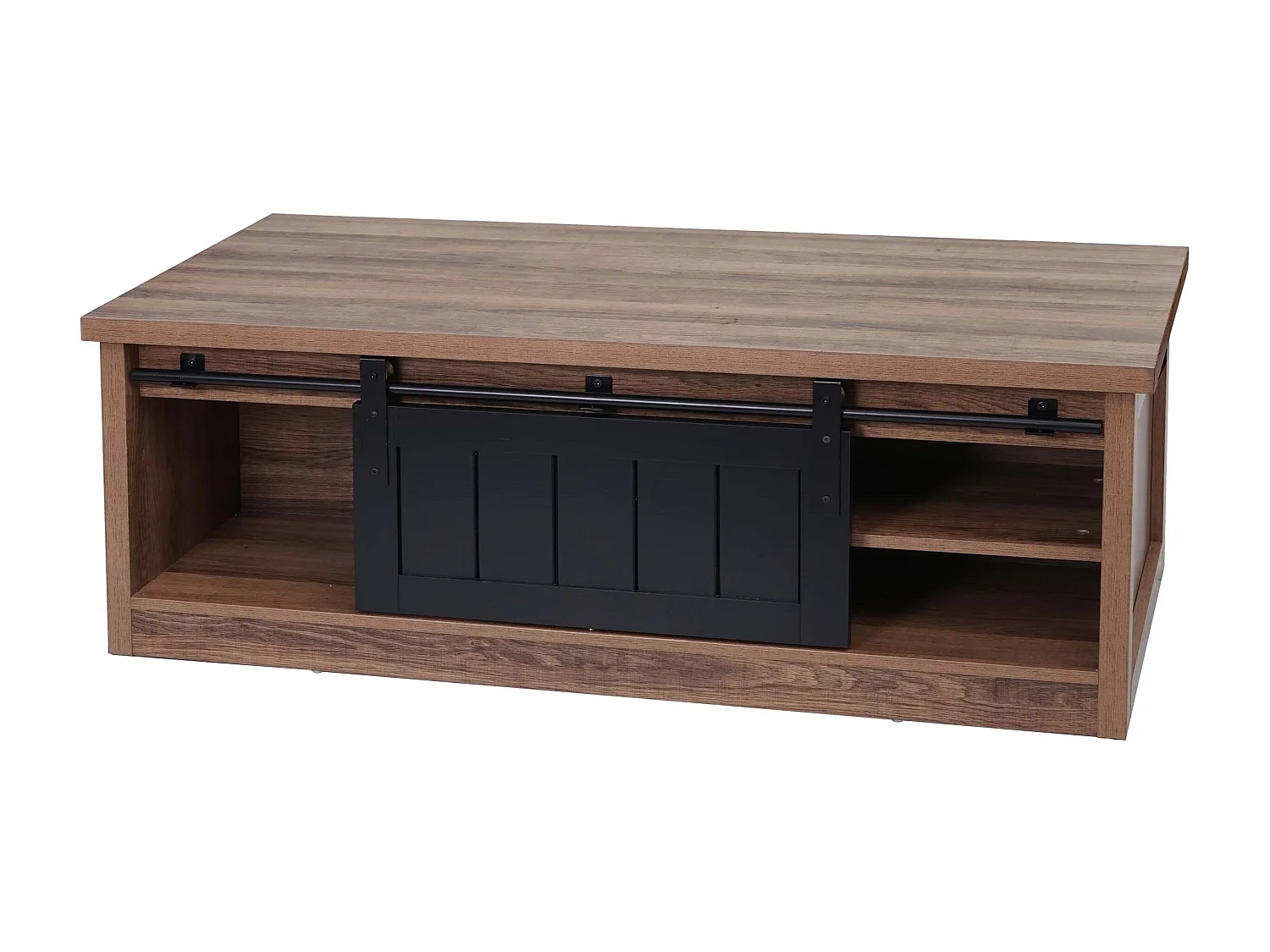 Table basse table d'appoint effet bois marron 120 x 60 x 44 cm 04_0008436