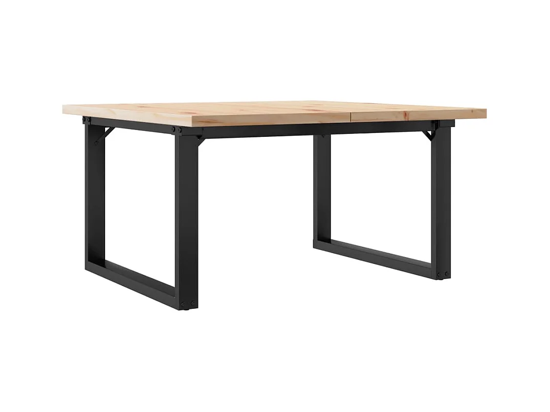 Table basse rectangulaire style marron 80 x 80 x 45.5 cm DEC036250