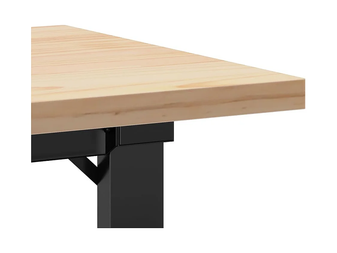 Table basse rectangulaire style marron 110 x 40 x 45.5 cm DEC036236