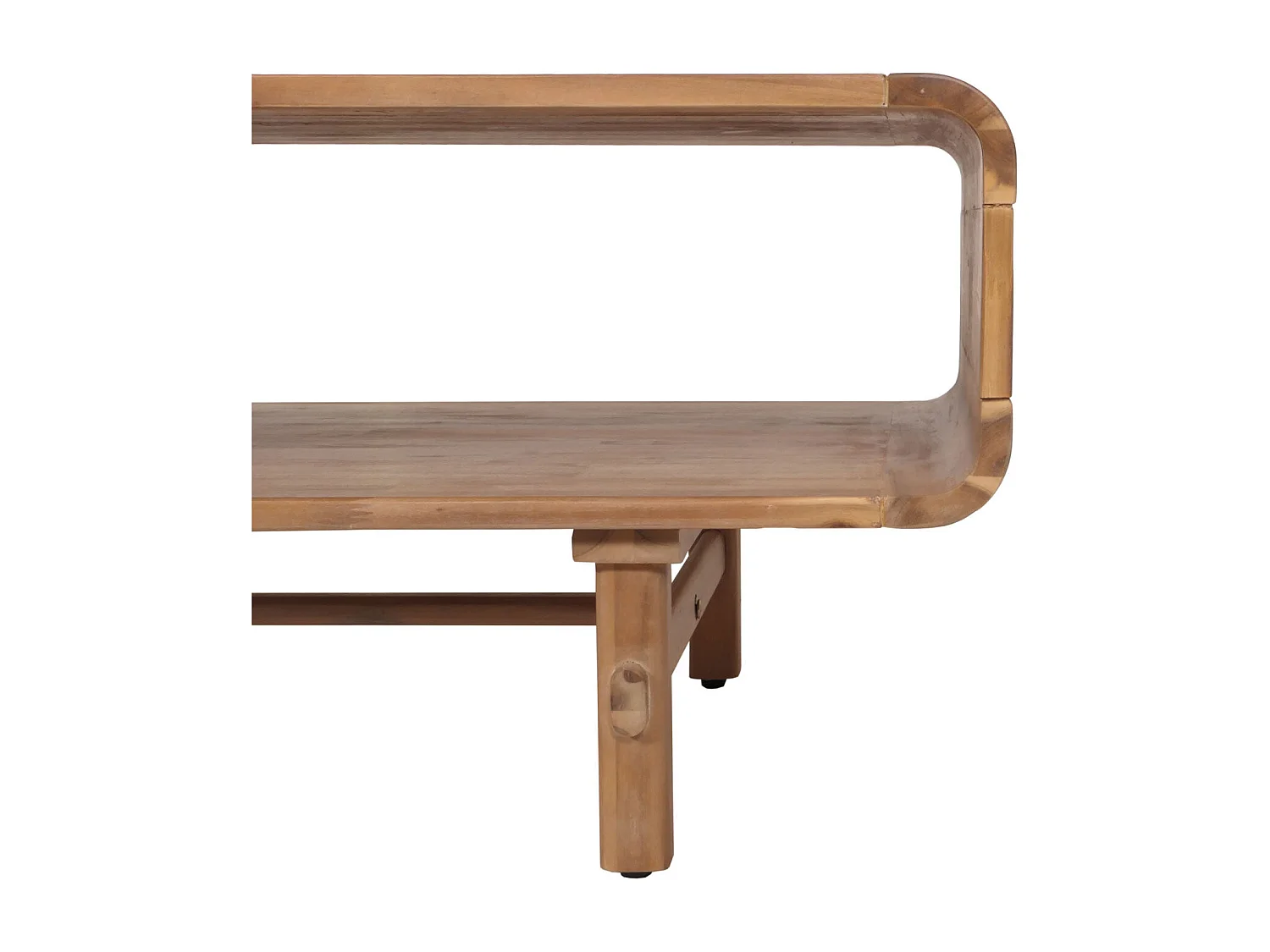 Table basse table d'appoint bois marron 67 x 31 x 133 cm 04_0008453