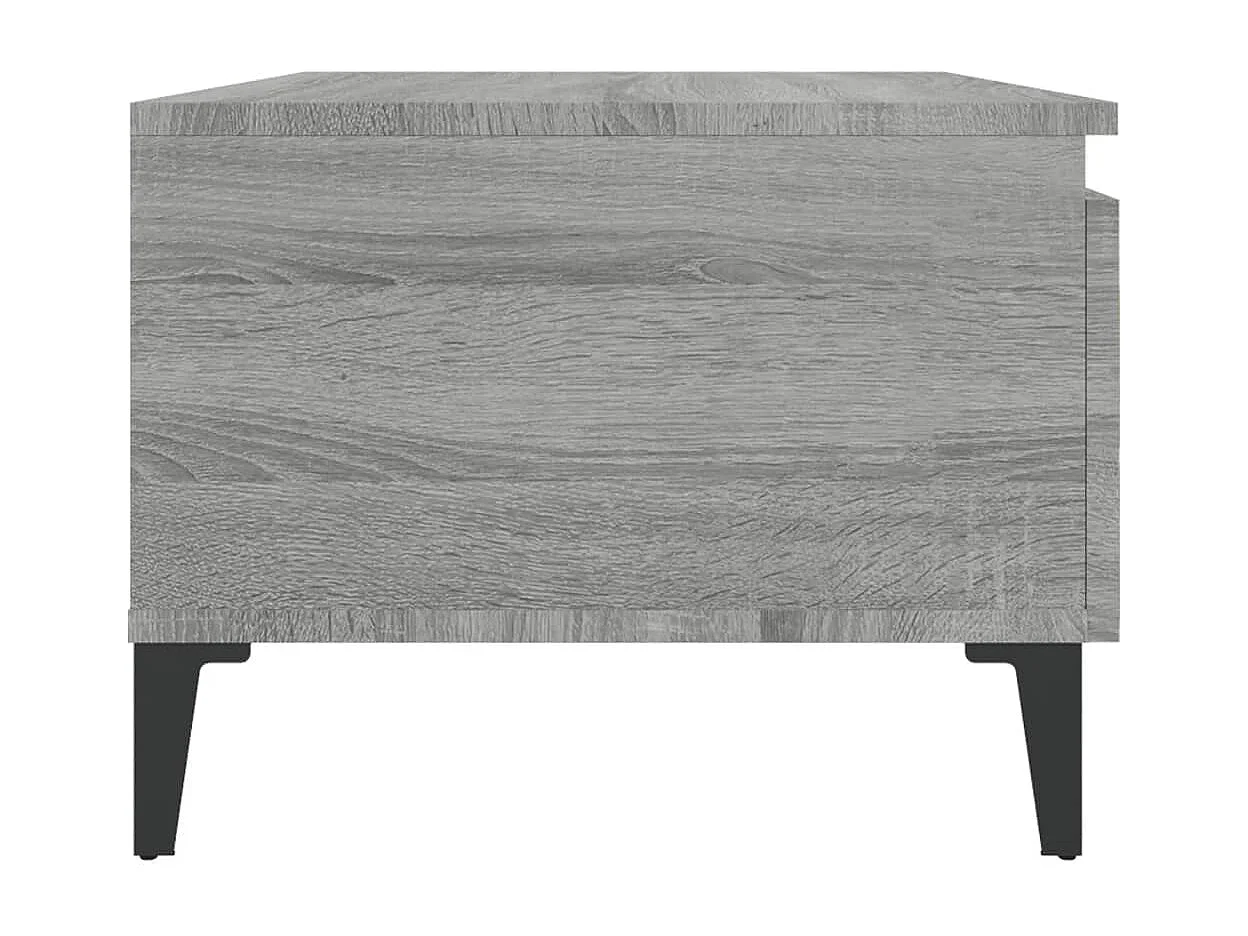 Table d'appoint table basse bois marron 50 x 46 x 35 cm DEC032534