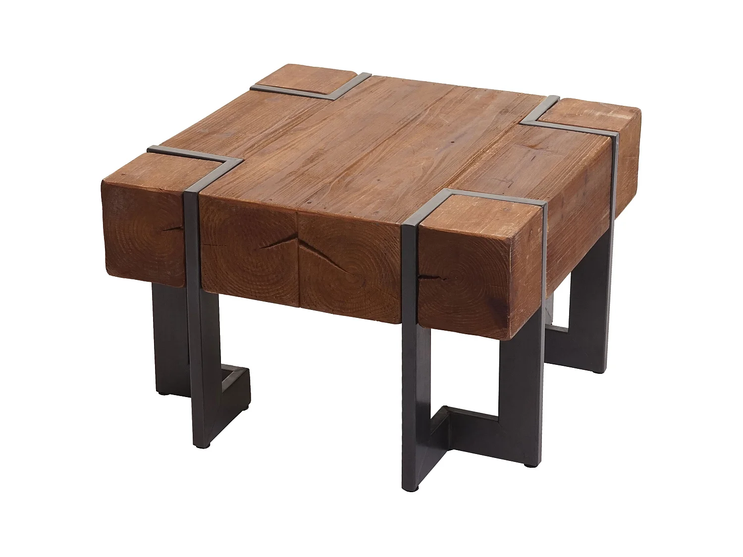 Table basse hwc-a15 table bois marron 68 x 26 x 70 cm 04_0008417