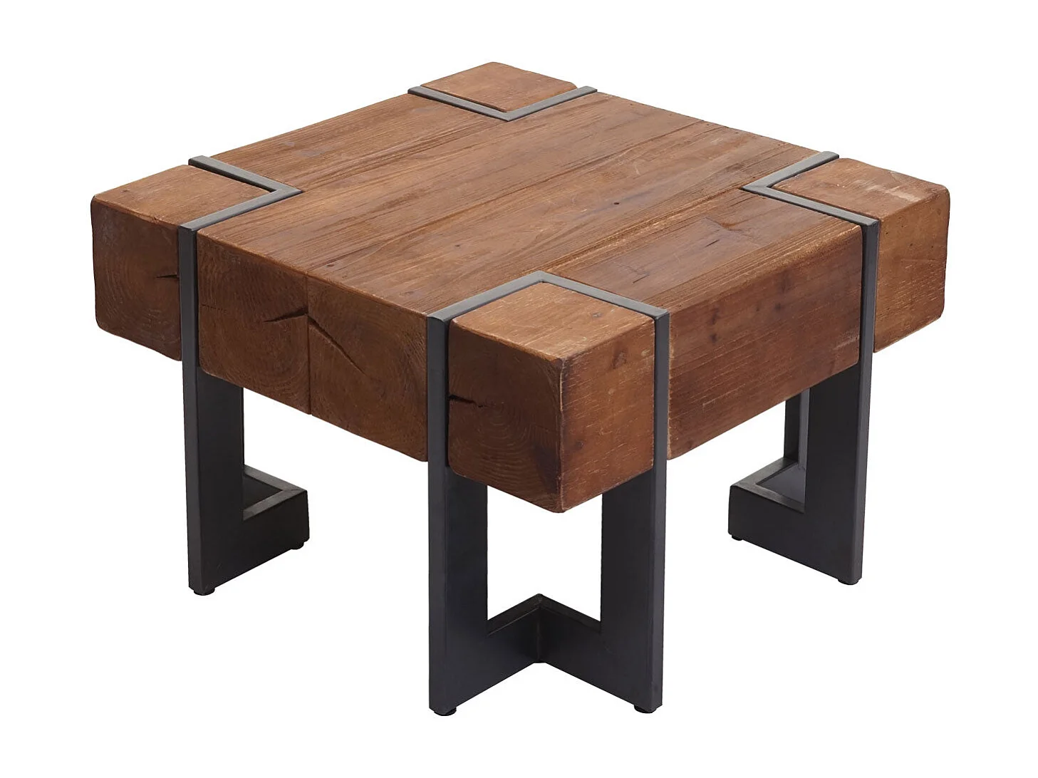 Table basse hwc-a15 table bois marron 68 x 26 x 70 cm 04_0008417
