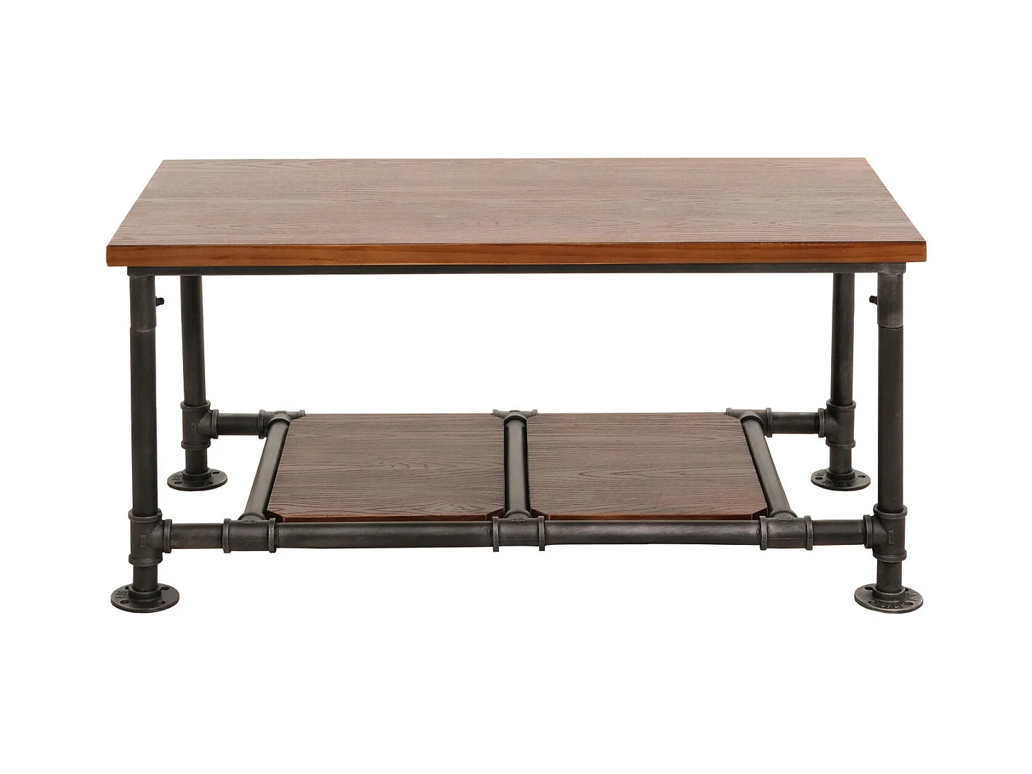 Table basse avec espace métal marron 52 x 23 x 108 cm 04_0008465