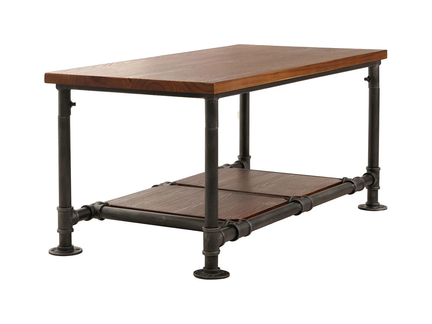 Table basse avec espace métal marron 52 x 23 x 108 cm 04_0008465