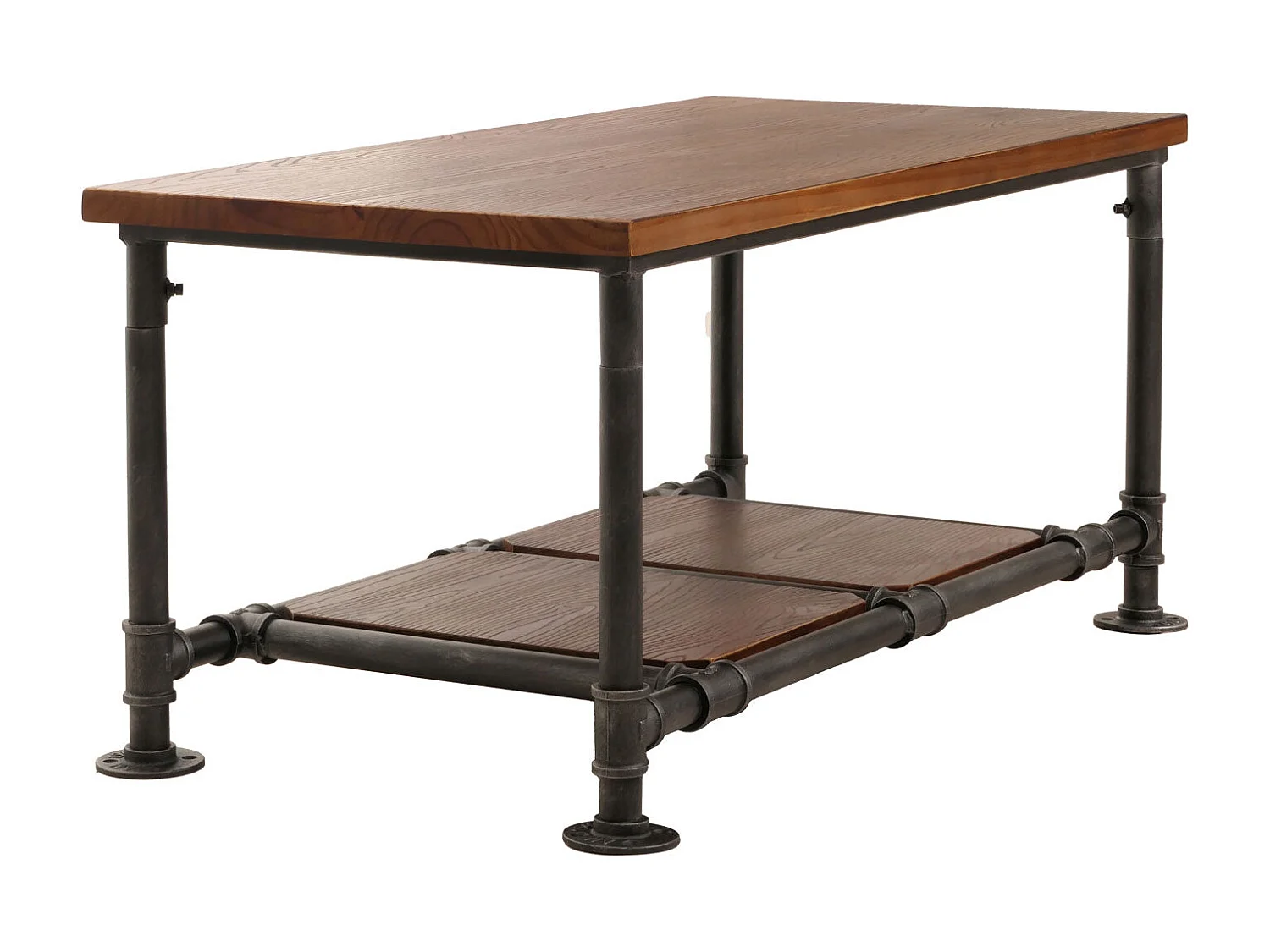 Table basse avec espace métal marron 52 x 23 x 108 cm 04_0008465