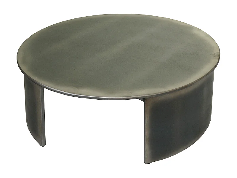 Table basse table d'appoint métal marron 85 x 38 x 87 cm 04_0008441