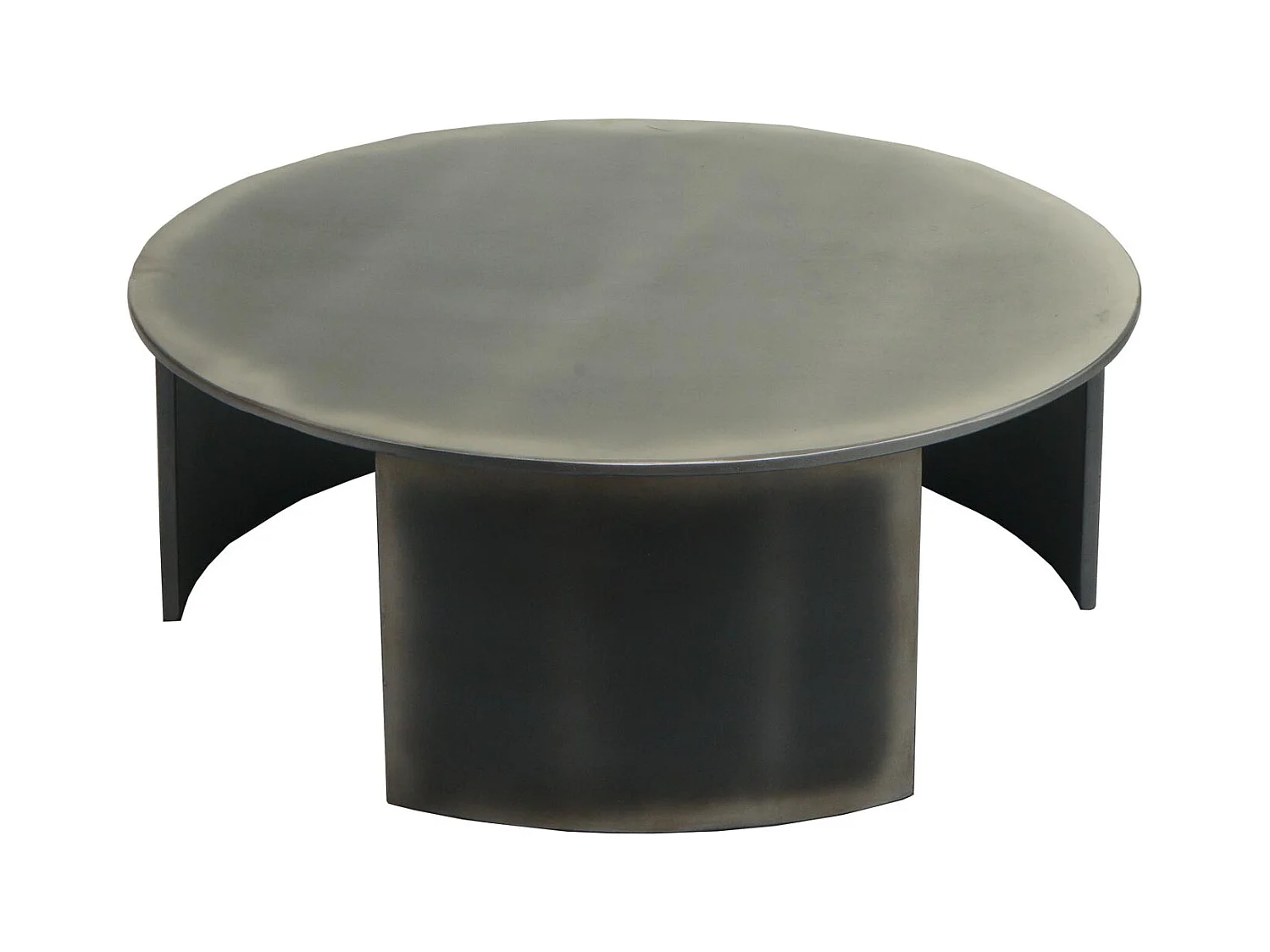 Table basse table d'appoint métal marron 85 x 38 x 87 cm 04_0008441