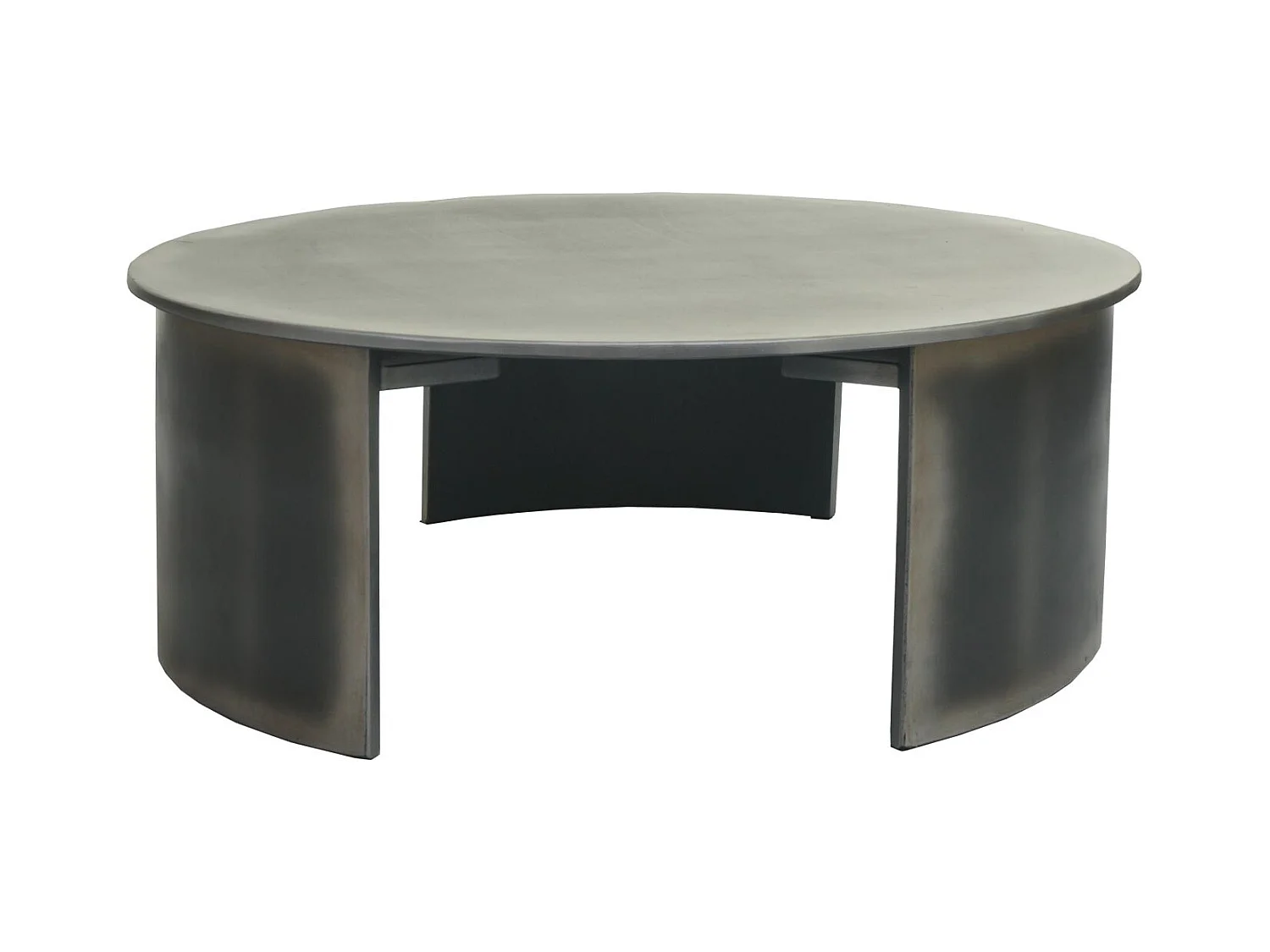 Table basse table d'appoint métal marron 85 x 38 x 87 cm 04_0008441