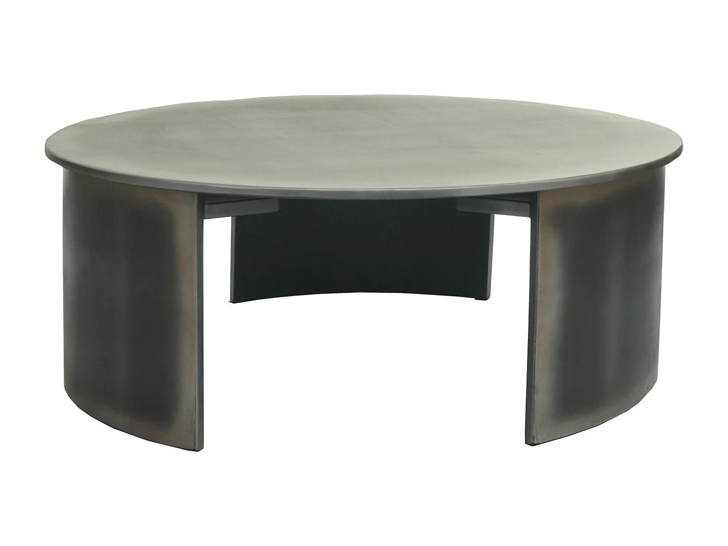 Table basse table d'appoint métal marron 85 x 38 x 87 cm 04_0008441