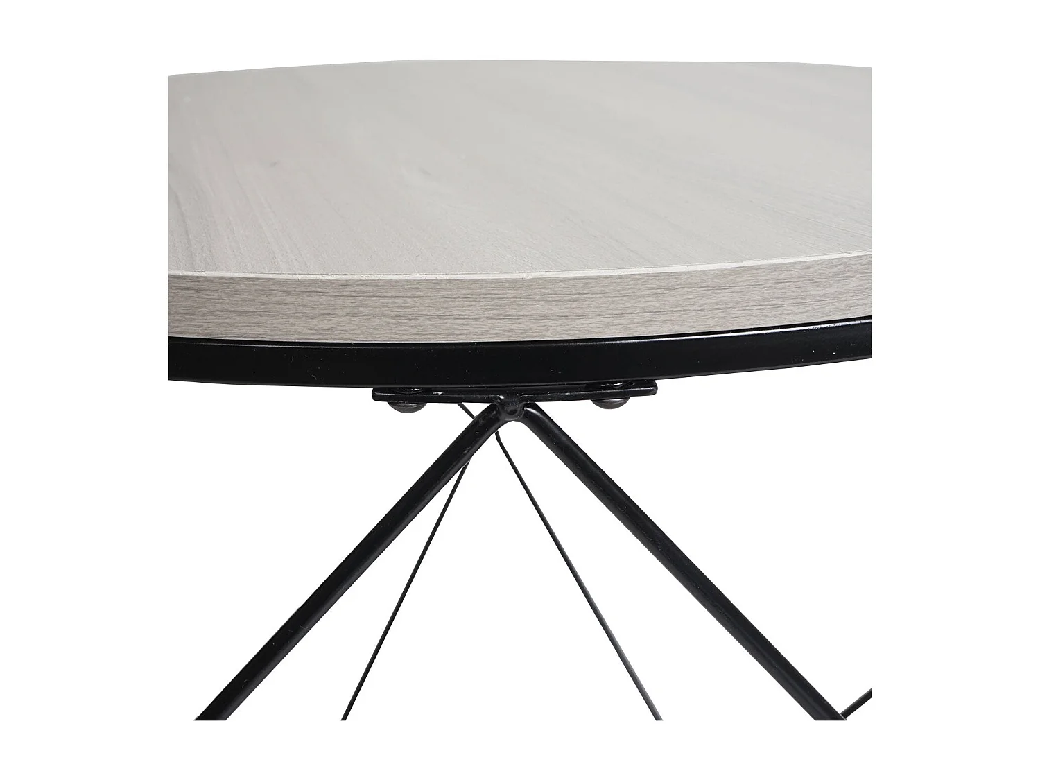 Ensemble de deux tables métal beige 56 x 16 x 56 cm 04_0006763