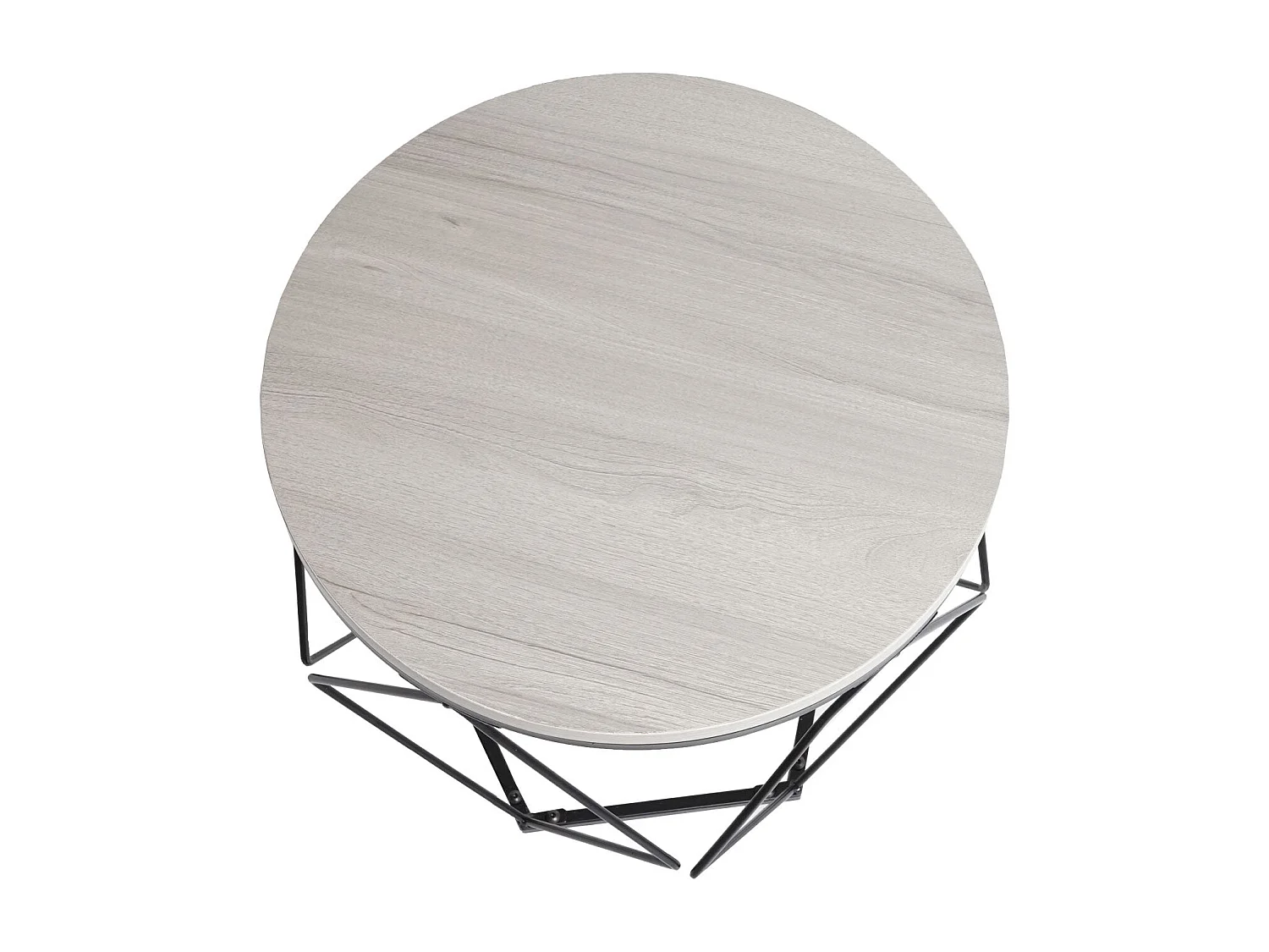 Ensemble de deux tables métal beige 56 x 16 x 56 cm 04_0006763