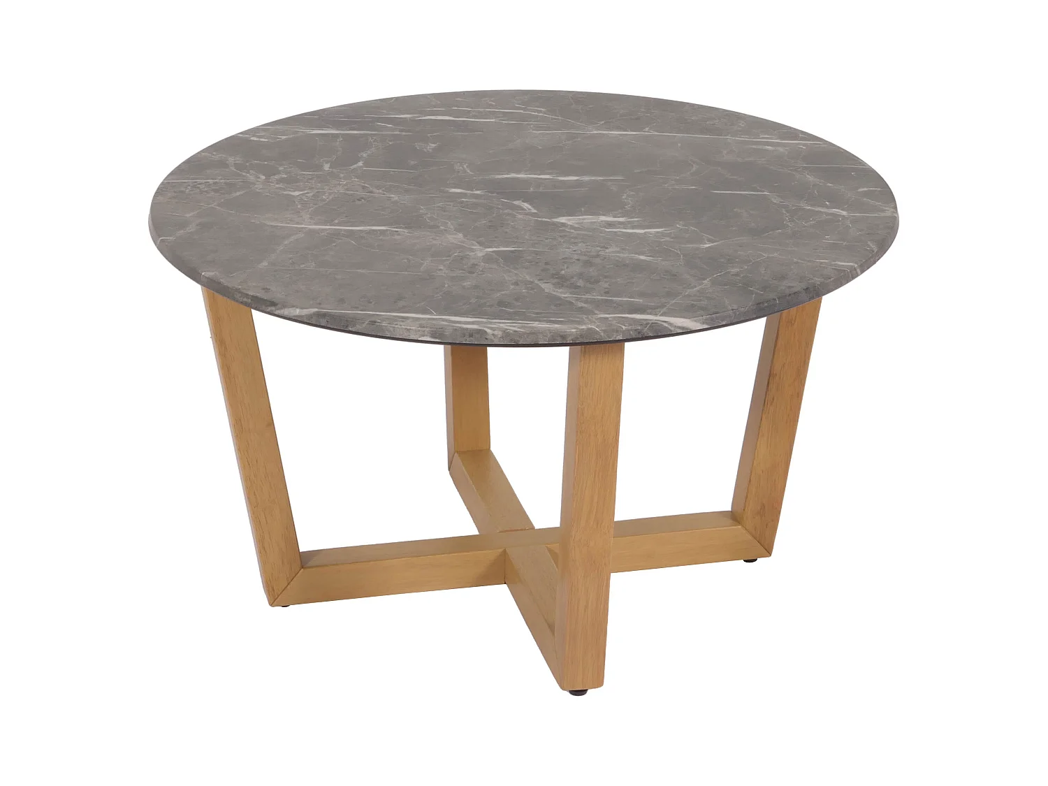 Table basse table d'appoint bois marron 87 x 10 x 93 cm 04_0008463