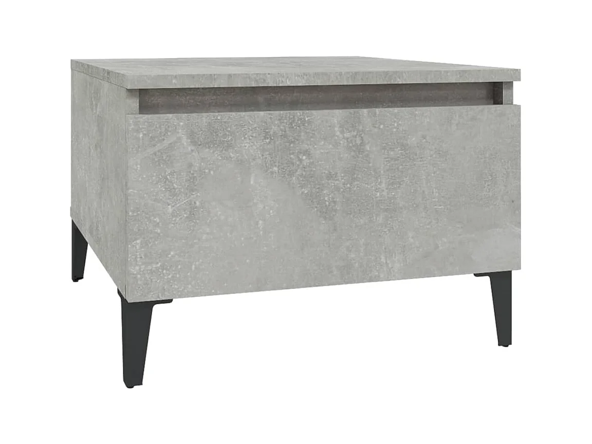 Table d'appoint table basse bois marron 50 x 46 x 35 cm DEC032454