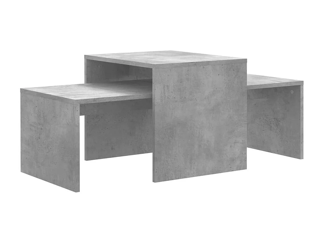 Ensemble de table basse bois marron 100 x 48 x 40 cm DEC031256