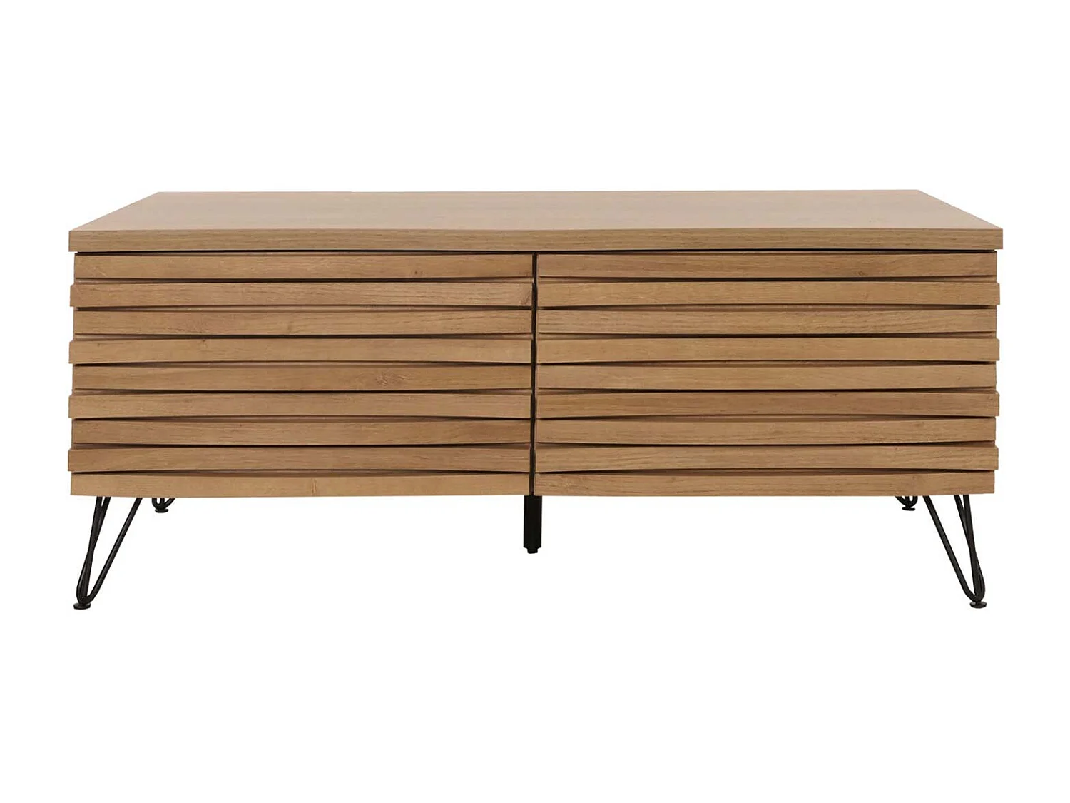 Table basse table de métal marron 110 x 55 x 46 cm 04_0008458