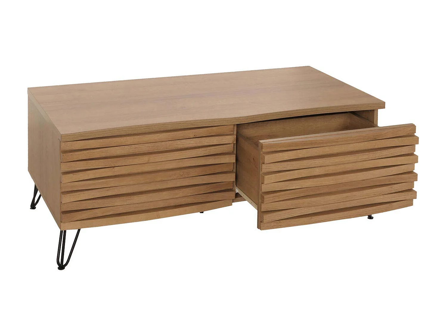 Table basse table de métal marron 110 x 55 x 46 cm 04_0008458